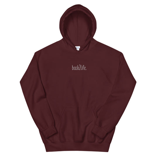 back2life. Embroidered Hoodie